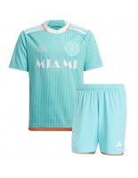 Inter Miami Alternativní dres pro děti 2024-25 Krátký Rukáv (+ trenýrky)